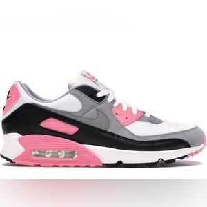 Pink/gray/black/white worn Nike air max Women’s tennis shoes!